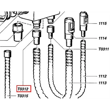 Tömlővég 17,5-ös 55/T0312 CATTANI