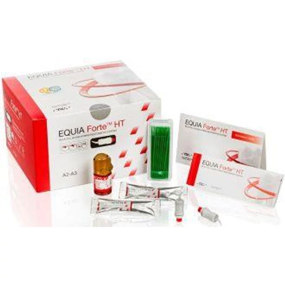 GC EQUIA Forte HT Promo Pack kapszulás (A2 50 db, A3 50db, Equia Forte Coat 4ml, applikátor)