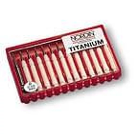 Nordin parapulpális csap titán 12 db-os, fehér (0,6mm)
