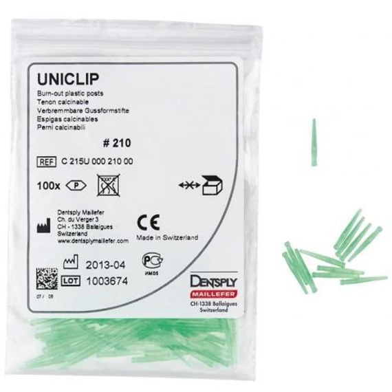 UNICLIP műanyag stift utántöltő zöld 100db/csom
