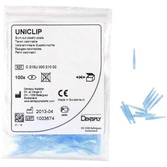 UNICLIP műanyag stift utántöltő kék 100db/csom