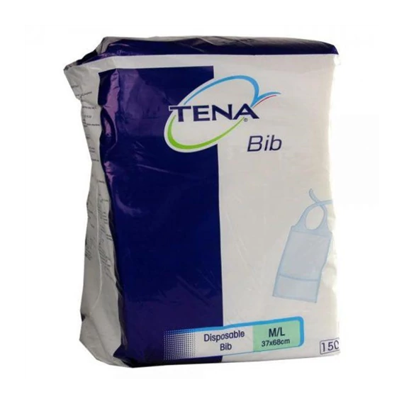 Nyálkendő TENA Bib hosszú 150db