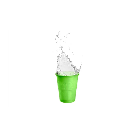 Pohár színes, lime 100db, 2dl AKZENTA