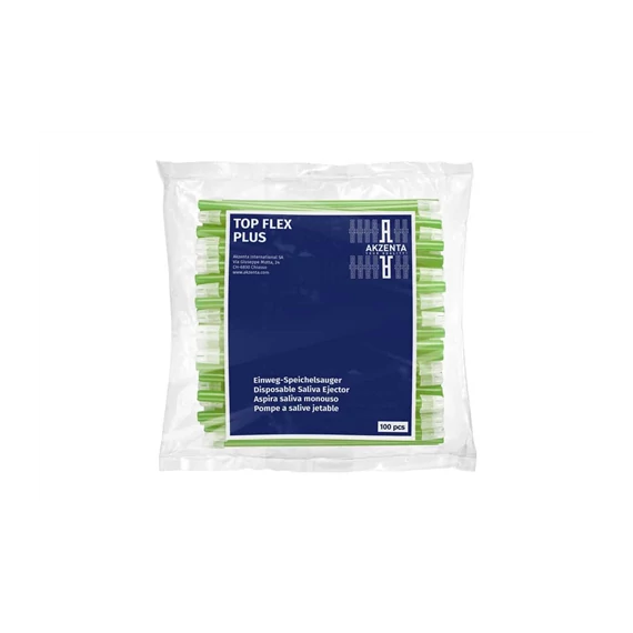 Nyálszívó 100 db Lime AKZENTA