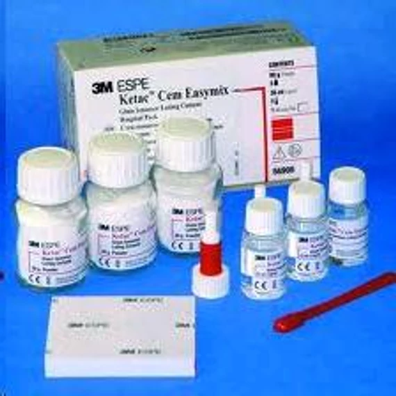 KETAC-CEM Easymix klinikai készlet/3×30grpor,3×12ml foly./ 3M