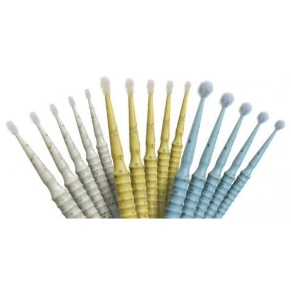 Applikátor Bio Top Sticks, superfine bézs 100db Akzenta