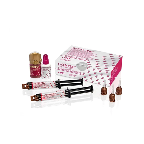 GC G-CEM ONE Universal system kit (4,6gr Translucent, 4,6gr A2, 5ml G-Multi Primer, 5ml G-Premio bond)