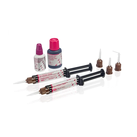 GC G-CEM ONE System kit (2x4,6gr A2, Transl., 4ml Adhesiv Enhancing primer, 4ml G-Multi Primer)