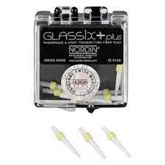 Glassix + Plusz üvegszálas csap utántöltő No. 2, sárga, 10db NORDIN