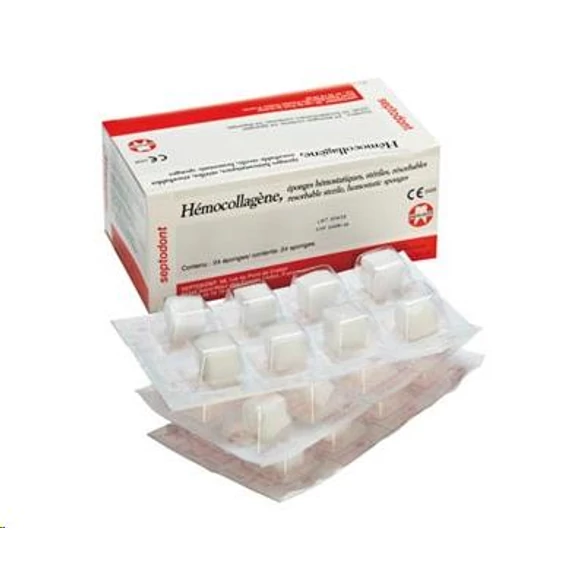 Hemocollagene vérzéscsillapító fibrinszivacs 24db