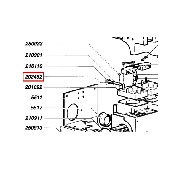 Kiválasztó rúd kanültartóhoz szett (202451) CATTANI