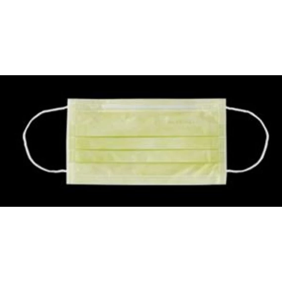 Szájmaszk gumis Monoart 50 db lime  EURONDA