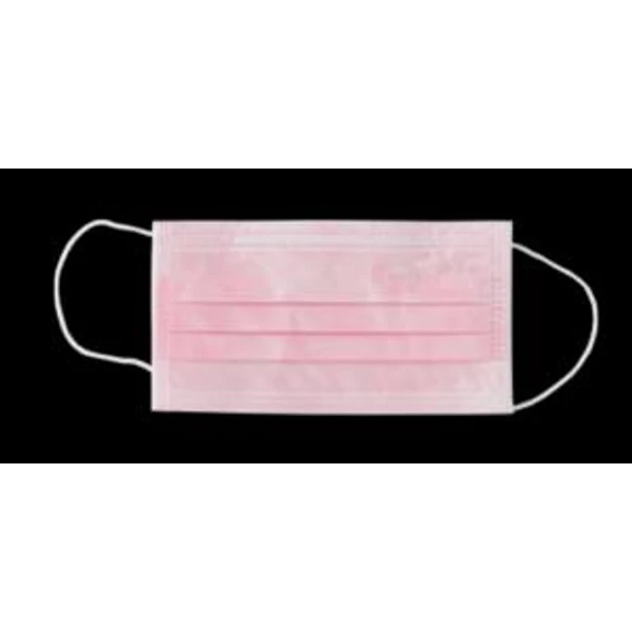 Szájmaszk gumis Monoart 50 db pink  EURONDA
