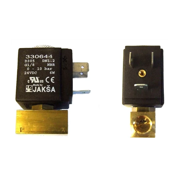 Mágnesszelep (JAKSA D305) 3 utas G1/8' 24VDC 330644 (régi:V405658.016) DIPLOMAT